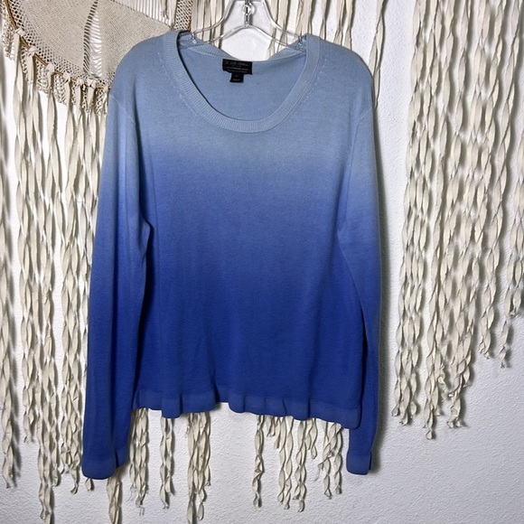 The Elder Statesman X J. Crew Ombre Cashmere Sweater Size XL - Picture 1 of 8